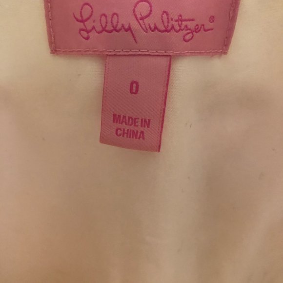 Lilly Pulitzer Seersucker Dress Size 0 - Picture 2 of 2